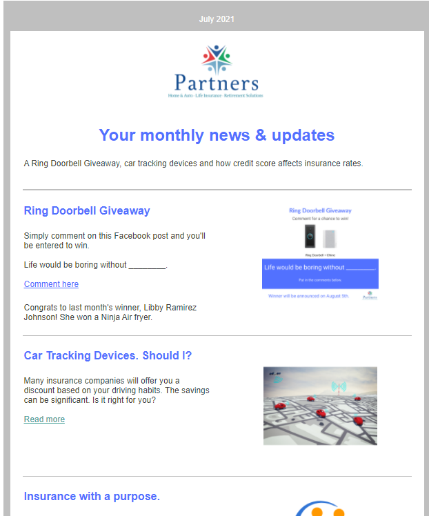 July Newsletter