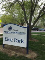 maryland height, mo park sign